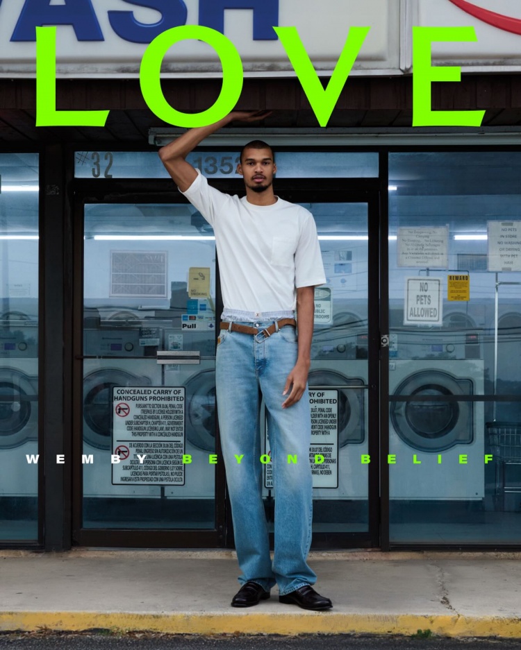 2026世界杯投注-造型如何？文班为时尚摄影杂志《LOVE Magazine》拍摄写真